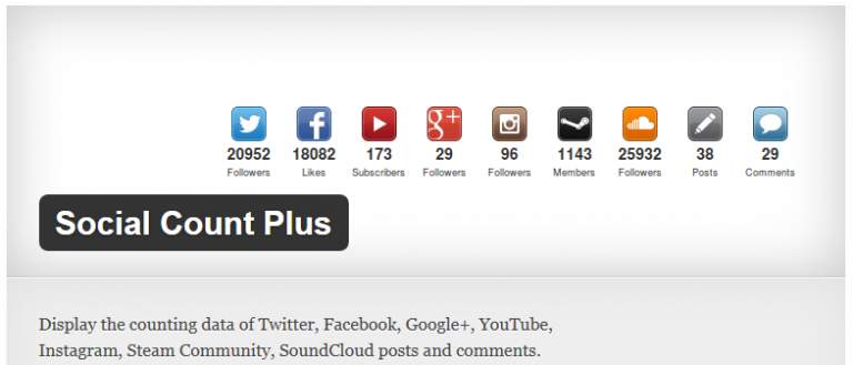 Social Count Plus
