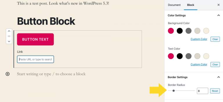Buttons Block