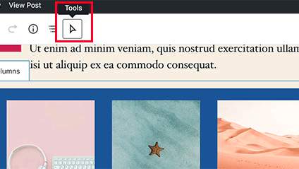 select block tool