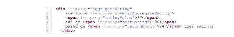 insert Google review schema:
