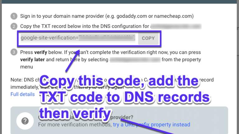 DNS TXT