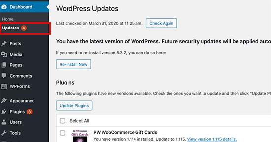 Update your software