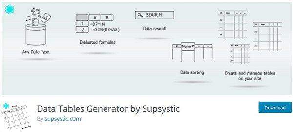 Data Table Generator