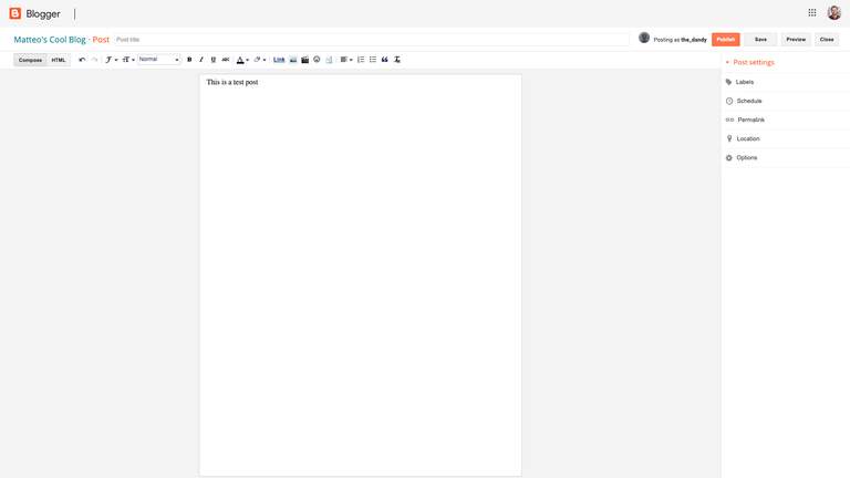 blogger ui