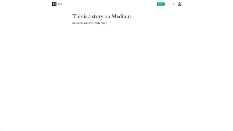 medium editor
