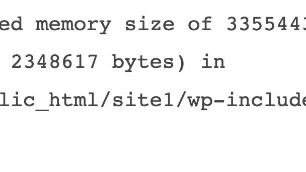 fatal error