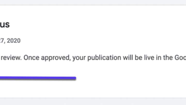 publishing status news