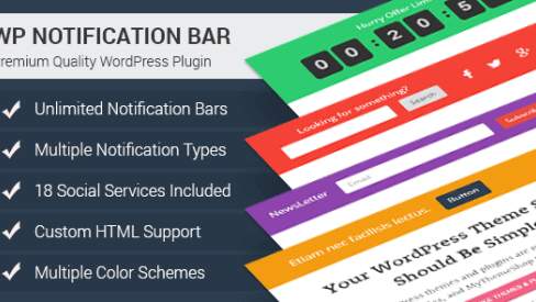 WP Notification Bar Pro