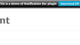 WPFront Notification Bar